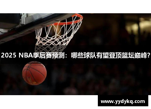 2025 NBA季后赛预测：哪些球队有望登顶篮坛巅峰？